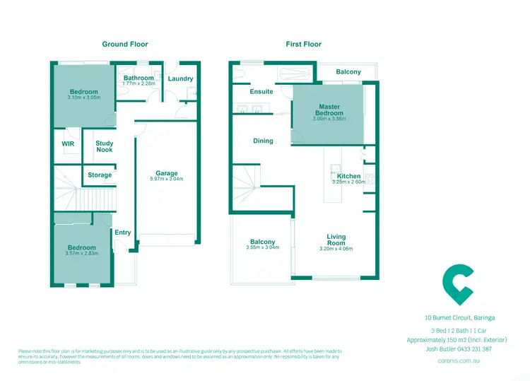 Floorplan of Homely house listing, 10 Burnet Circuit, Baringa QLD 4551