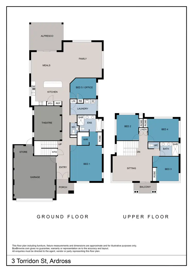 Floorplan of Homely house listing, 3 Torridon Street, Ardross WA 6153