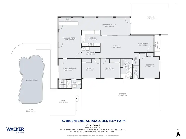 Floorplan of Homely house listing, 23 Bicentennial Road, Bentley Park QLD 4869