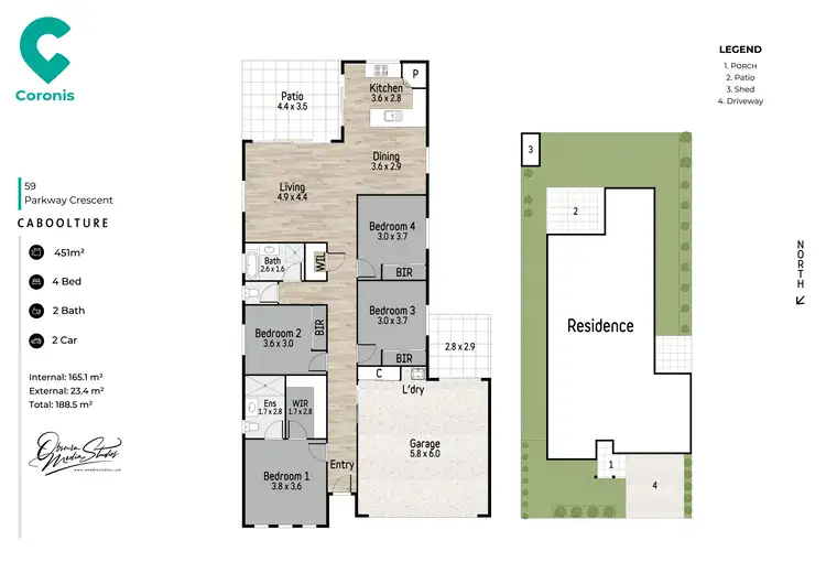 Floorplan of Homely house listing, 59 Parkway Crescent, Caboolture QLD 4510