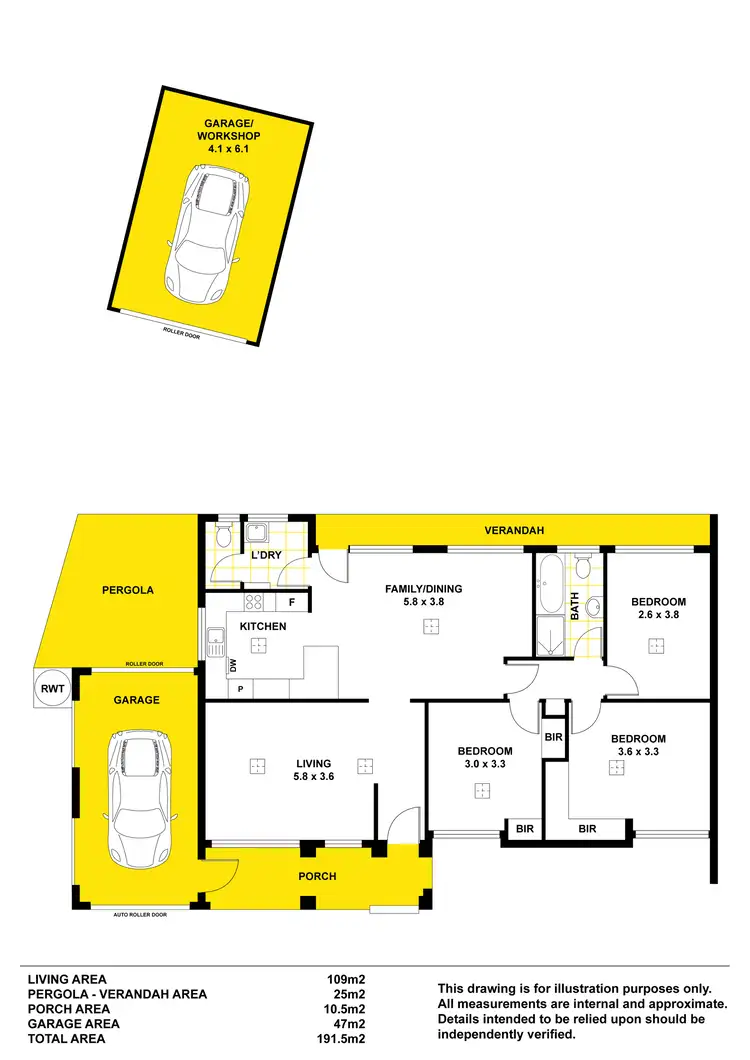 Floorplan of Homely house listing, 15 Robbie Drive, Reynella East SA 5161