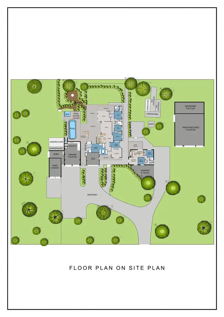 Floorplan of Homely house listing, 178 Larsen Road, Byford WA 6122