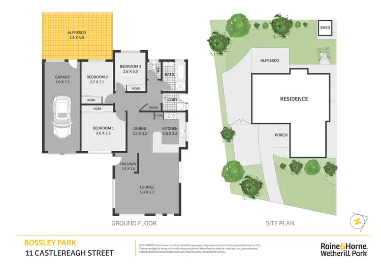 Floorplan of Homely house listing, 11 Castlereagh Street, Bossley Park NSW 2176