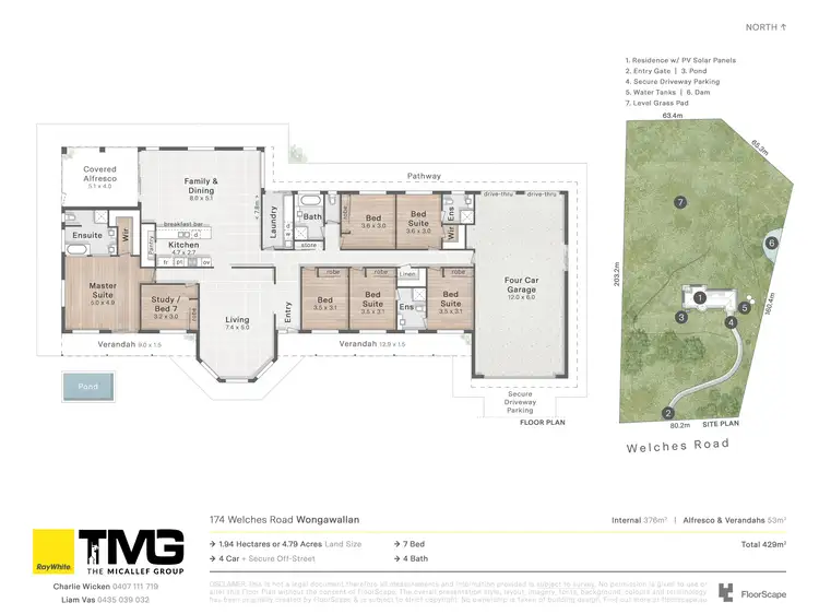 Floorplan of Homely house listing, 174 Welches Road, Wongawallan QLD 4210