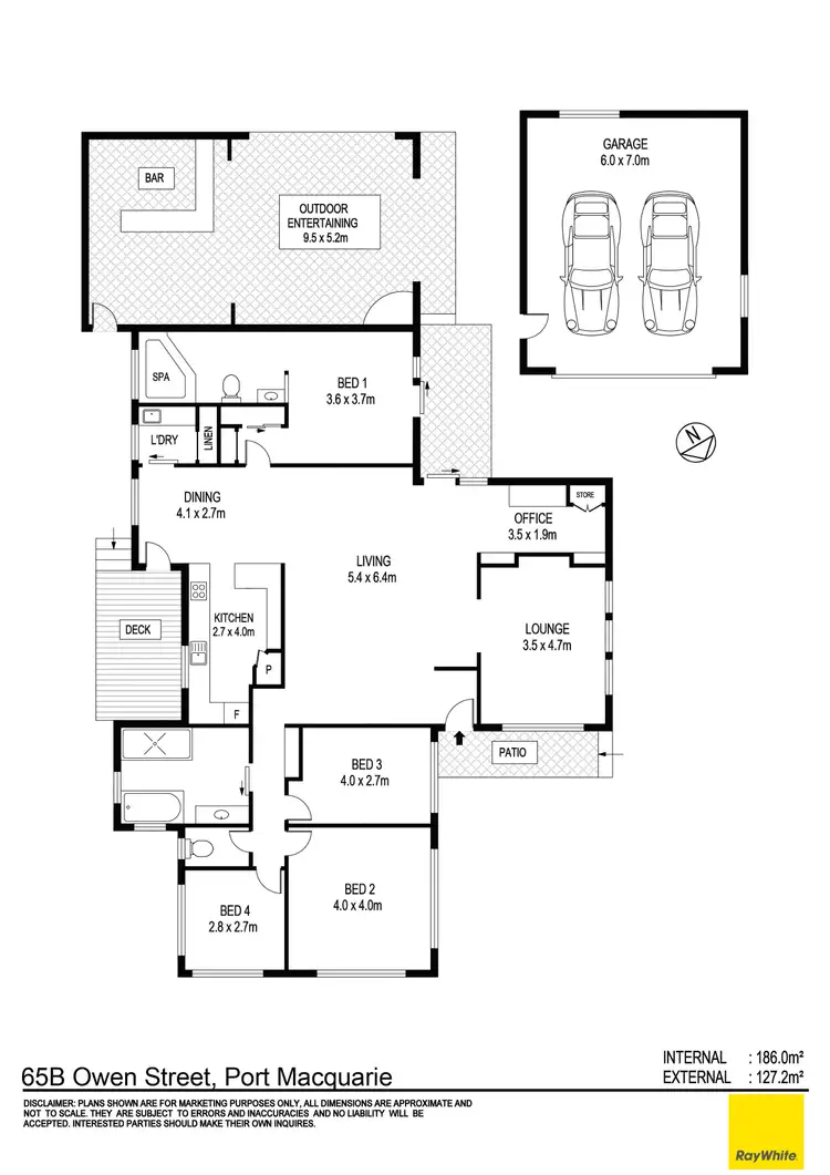 Floorplan of Homely house listing, 65B Owen Street, Port Macquarie NSW 2444