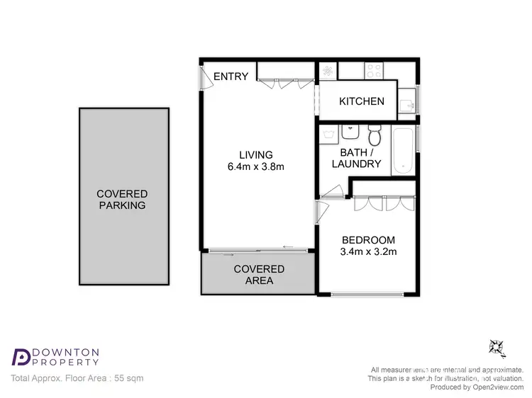 Floorplan of Homely house listing, 21/320 Davey Street, South Hobart TAS 7004