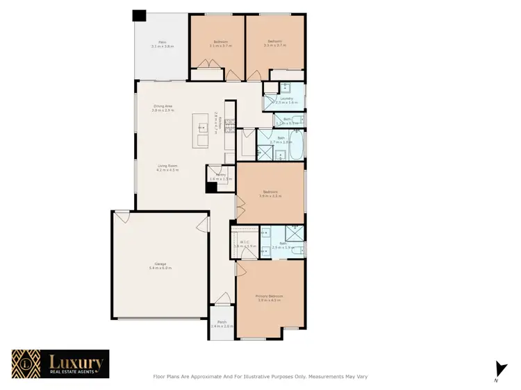 Floorplan of Homely house listing, 13 Calico Court, Wyndham Vale VIC 3024