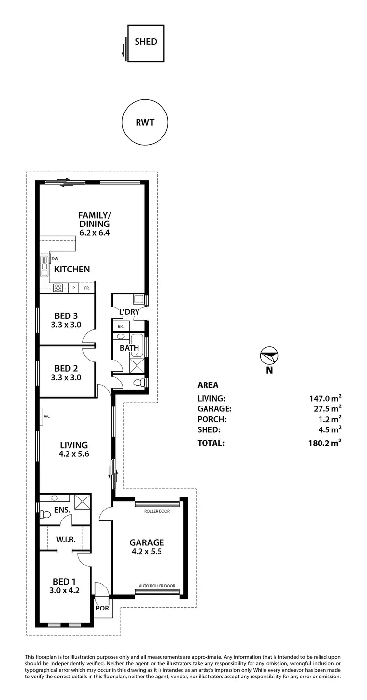 Floorplan of Homely house listing, 32 Rosella Rise, Mannum SA 5238