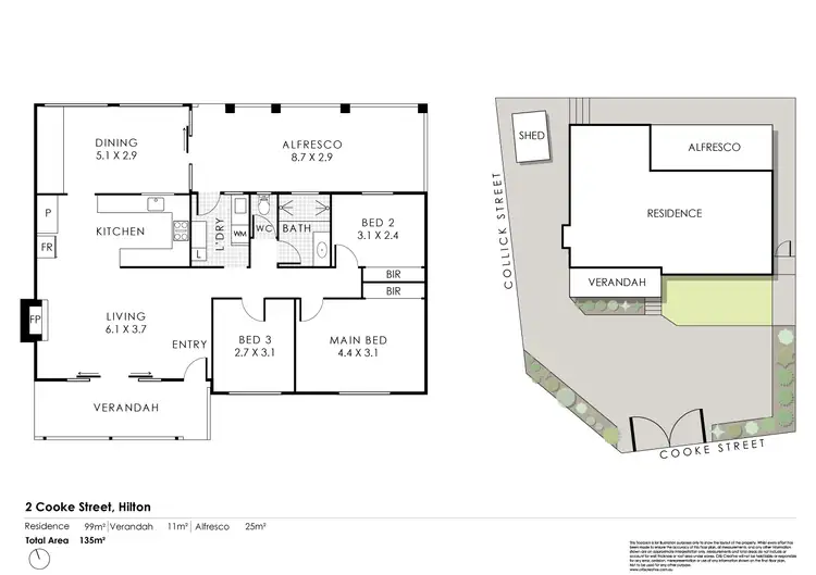 Floorplan of Homely house listing, 2 Cooke Street, Hilton WA 6163