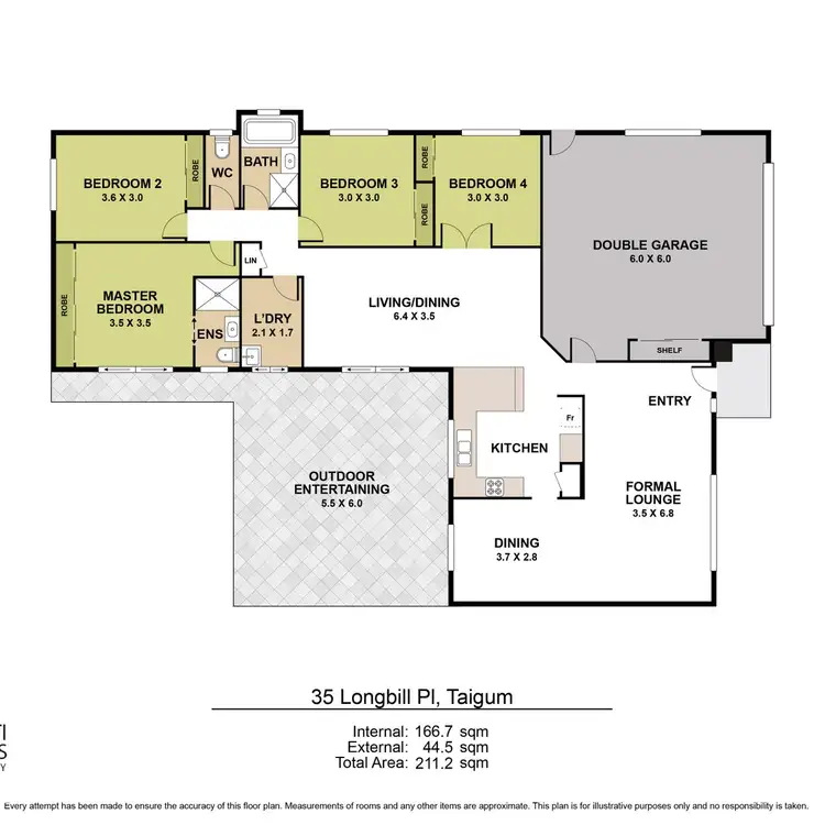 Floorplan of Homely house listing, 35 Longbill Place, Taigum QLD 4018