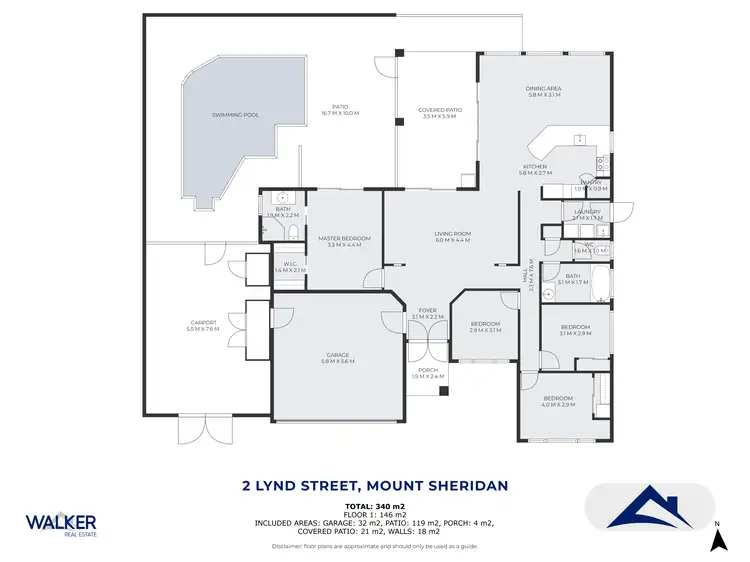 Floorplan of Homely house listing, 2 Lynd Street, Mount Sheridan QLD 4868