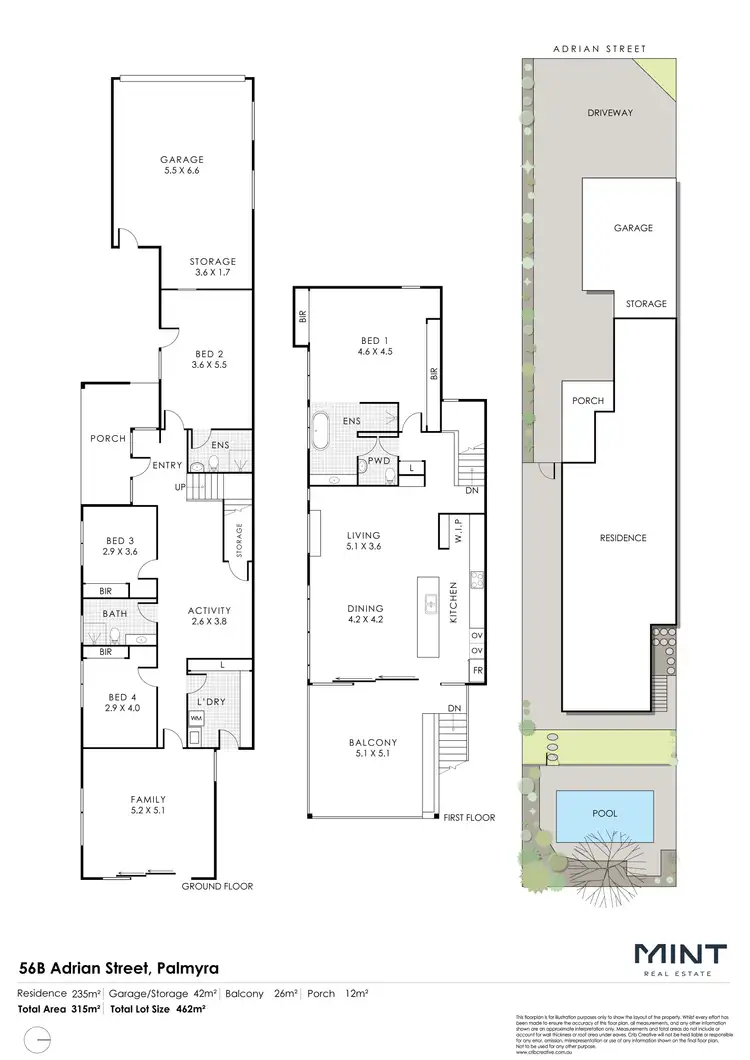 Floorplan of Homely house listing, 56b Adrian Street, Palmyra WA 6157