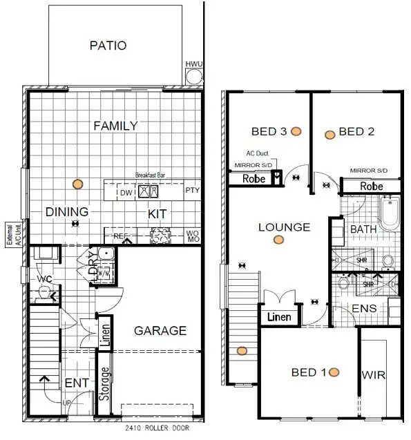 Floorplan of Homely townhouse listing, 5/14 Kerr Road West, Kallangur QLD 4503