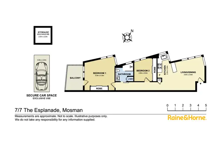 Floorplan of Homely apartment listing, 7/7 The Esplanade, Mosman NSW 2088