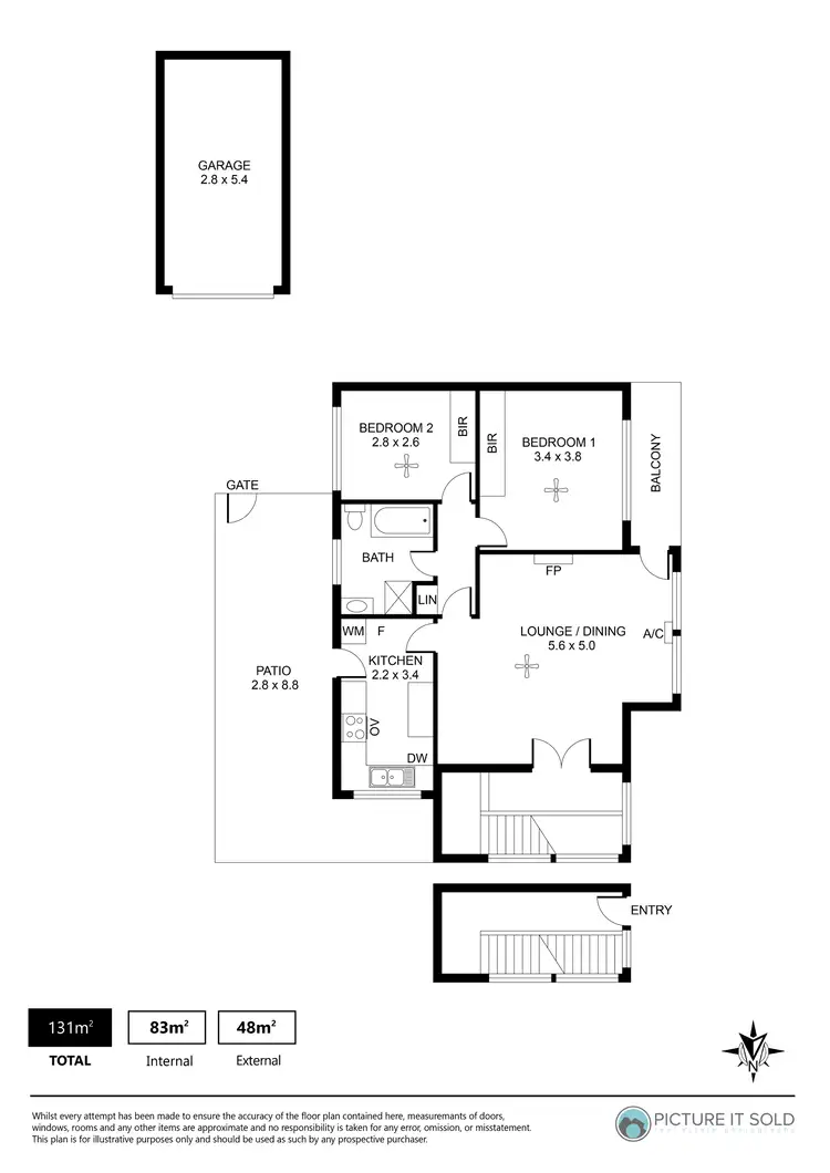 Floorplan of Homely unit listing, 4/24 Chatsworth Grove, Toorak Gardens SA 5065