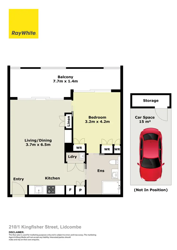 Floorplan of Homely apartment listing, 210/1 Kingfisher Street, Lidcombe NSW 2141