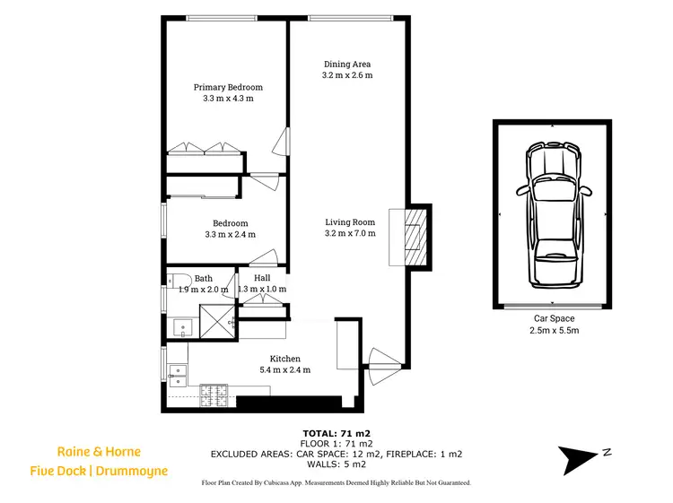 Floorplan of Homely apartment listing, 2/64 The Boulevarde, Strathfield NSW 2135