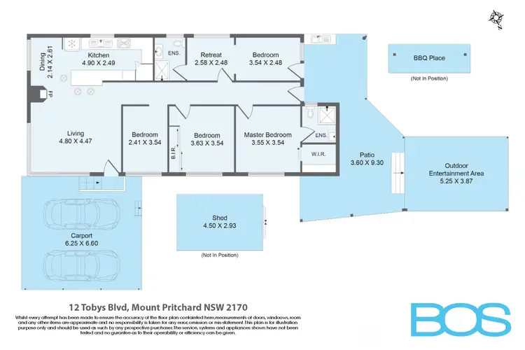 Floorplan of Homely house listing, 12 Tobys Boulevard, Mount Pritchard NSW 2170