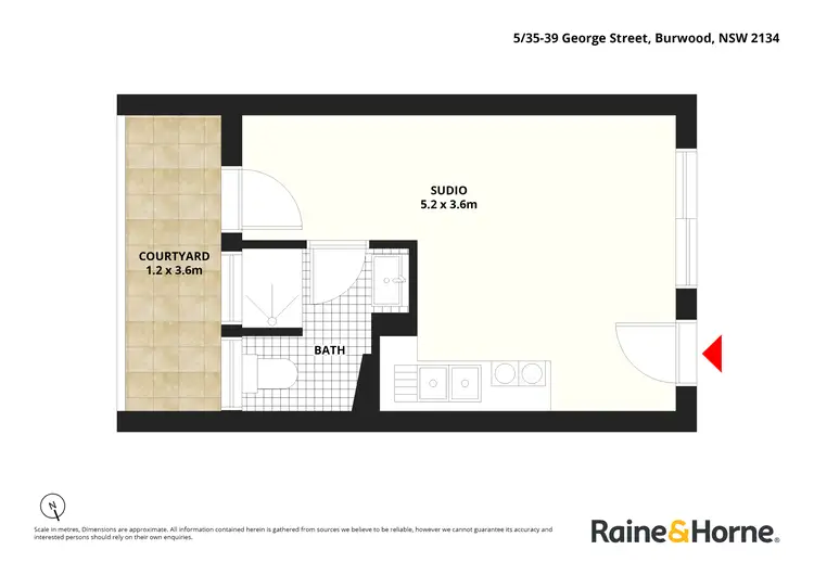 Floorplan of Homely apartment listing, 5/35-39 George Street, Burwood NSW 2134