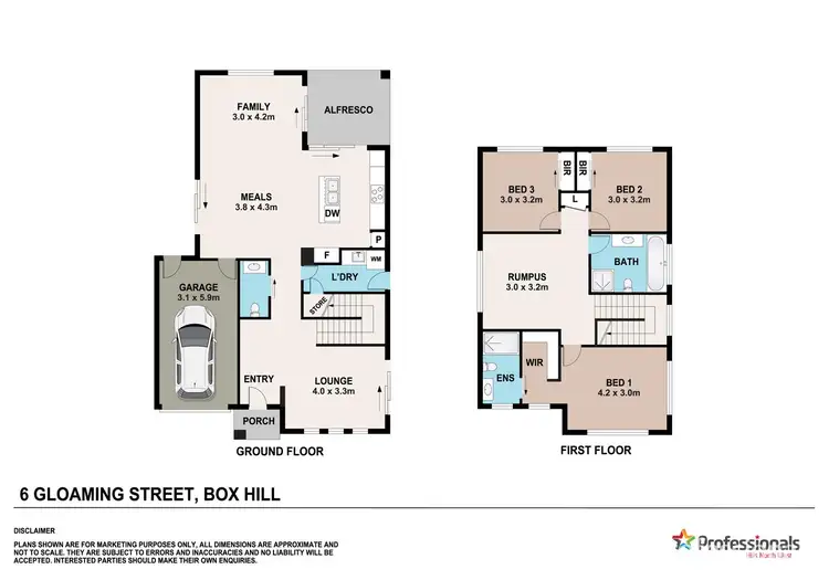 Floorplan of Homely house listing, 6 Gloaming Street, Box Hill NSW 2765