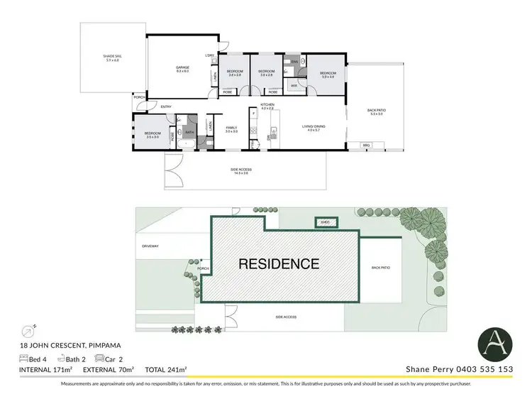 Floorplan of Homely house listing, 18 John Crescent, Pimpama QLD 4209