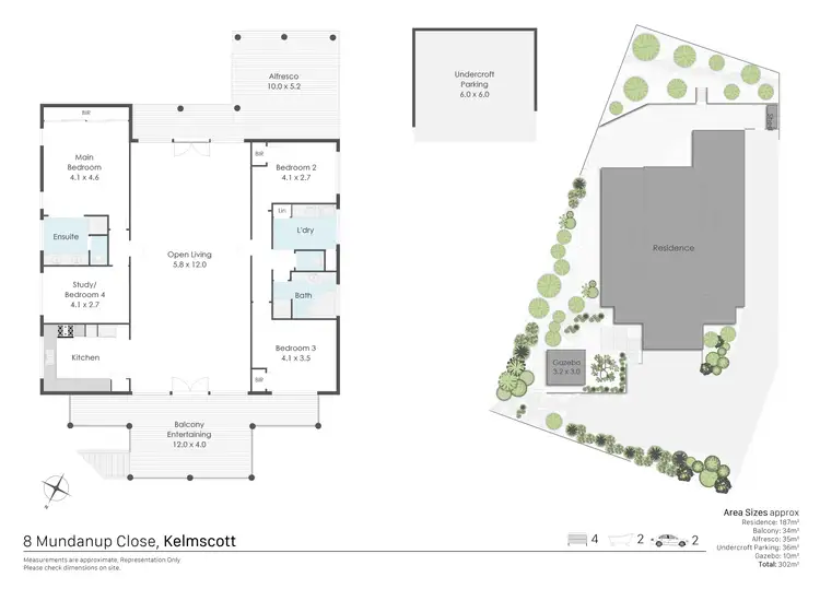 Floorplan of Homely house listing, 8 Mundanup Close, Kelmscott WA 6111