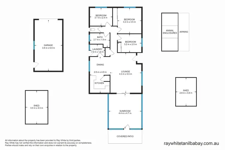 Floorplan of Homely house listing, 67 Tilligerry Track, Tanilba Bay NSW 2319