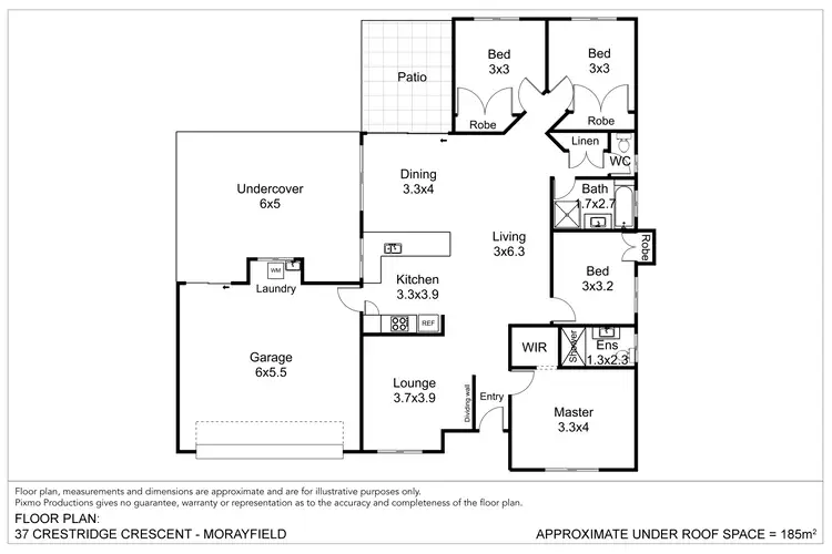 Floorplan of Homely house listing, 37 Crestridge Crescent, Morayfield QLD 4506