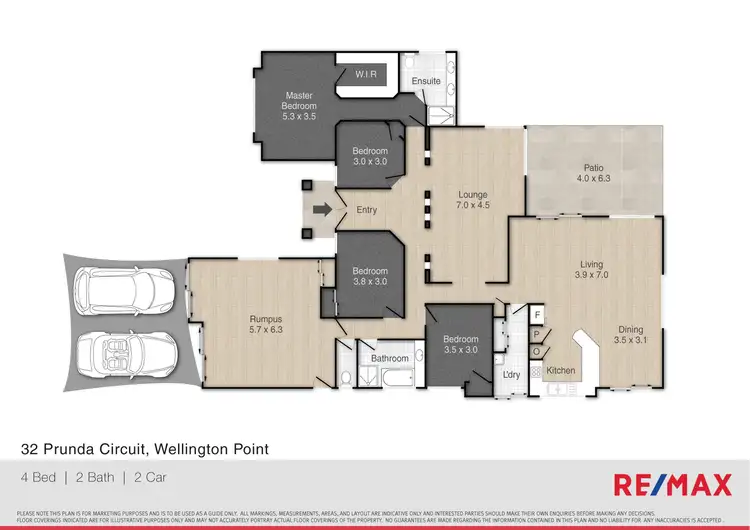 Floorplan of Homely house listing, 32 Prunda Circuit, Wellington Point QLD 4160