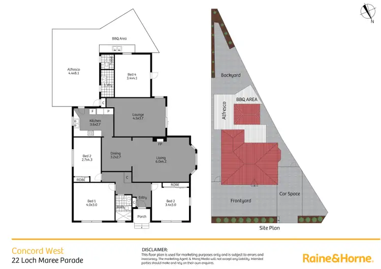 Floorplan of Homely house listing, 22 Loch Maree Parade, Concord West NSW 2138