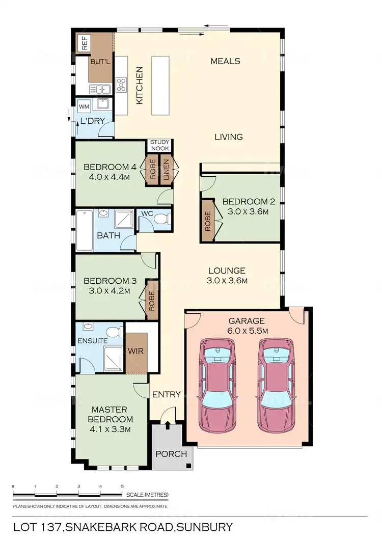 Floorplan of Homely house listing, 10 Snakebark Road, Sunbury VIC 3429