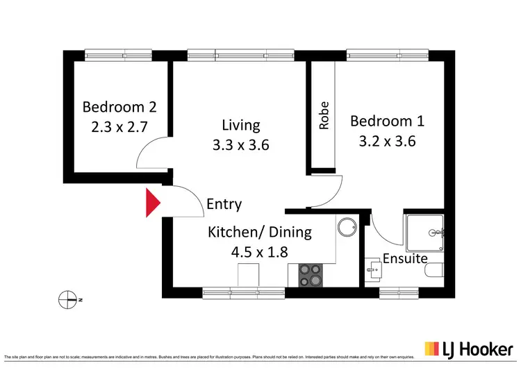 Floorplan of Homely apartment listing, 7/4 Nuyts Street, Red Hill ACT 2603