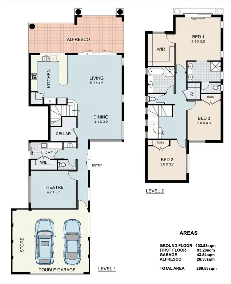 Floorplan of Homely house listing, 7 Babylon Lane, Aubin Grove WA 6164