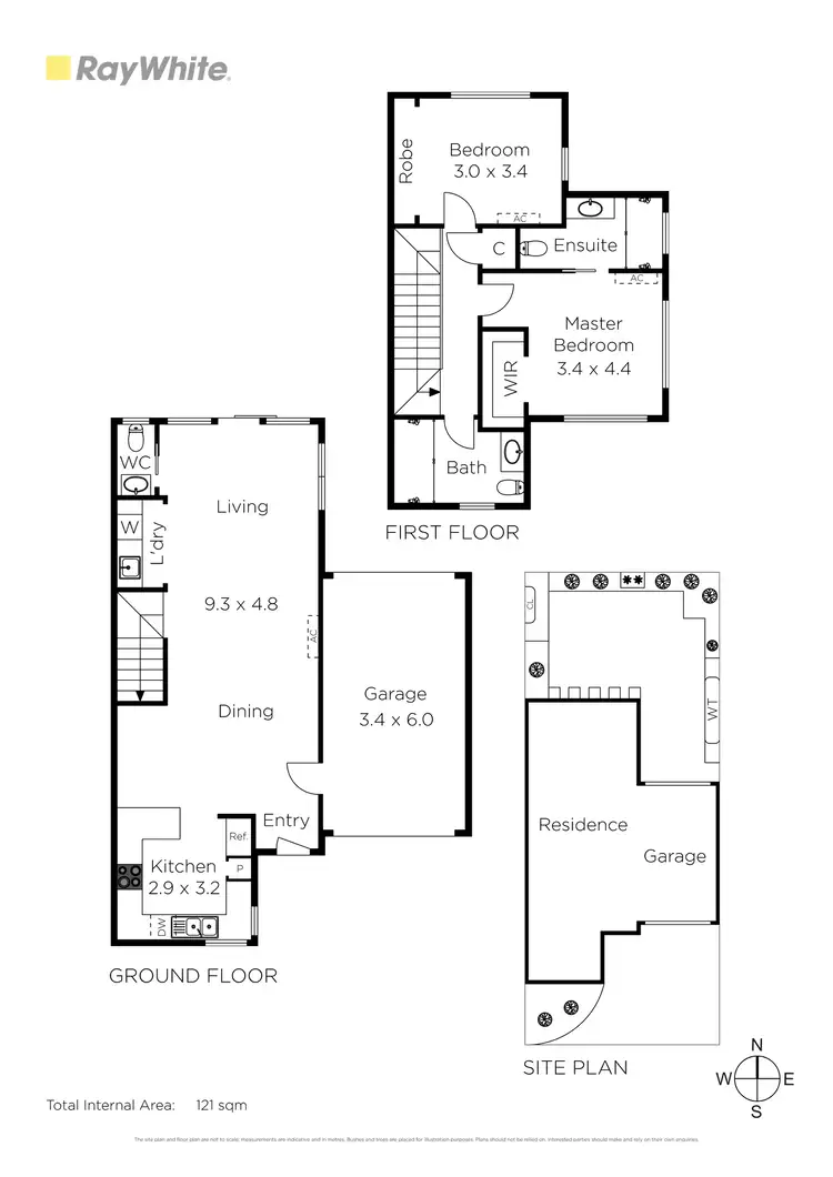 Floorplan of Homely townhouse listing, 3/30 Lachlan Road, Sunshine West VIC 3020