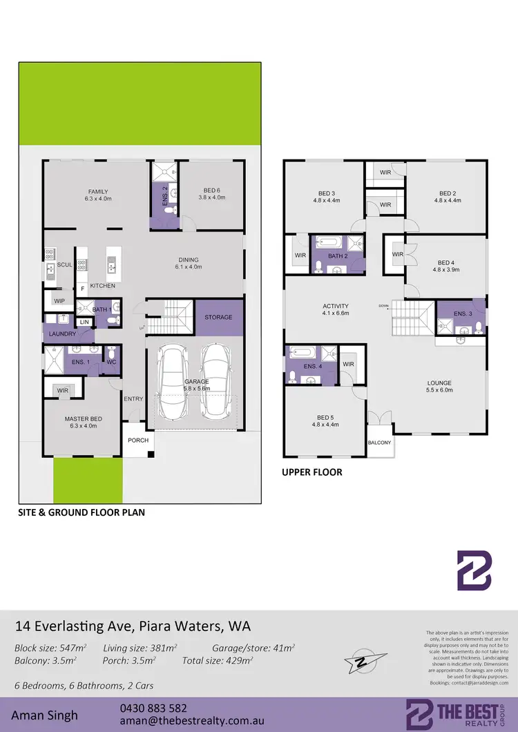 Floorplan of Homely house listing, 14 Everlasting Avenue, Piara Waters WA 6112
