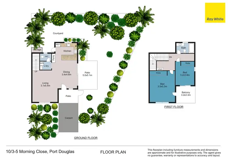 Floorplan of Homely apartment listing, 10/3-5 Morning Close, Port Douglas QLD 4877