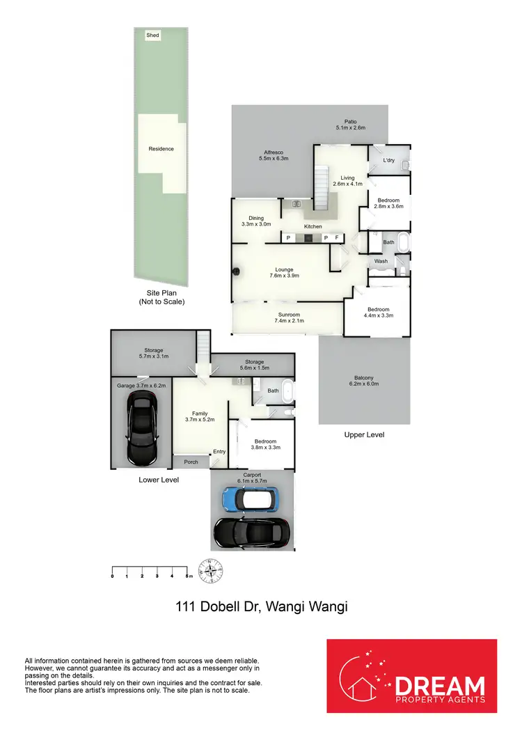 Floorplan of Homely house listing, 111 Dobell Drive, Wangi Wangi NSW 2267