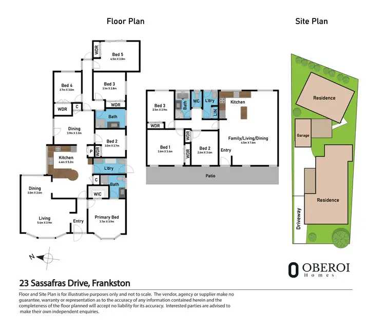 Floorplan of Homely house listing, 23 Sassafras Drive, Frankston VIC 3199