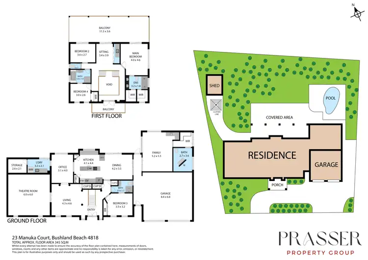 Floorplan of Homely house listing, 23 Manuka Court, Bushland Beach QLD 4818