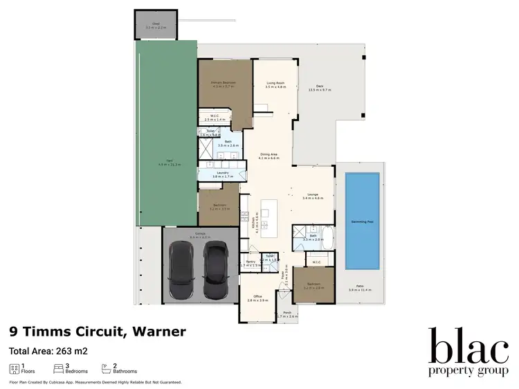 Floorplan of Homely house listing, 9 Timms Circuit, Warner QLD 4500