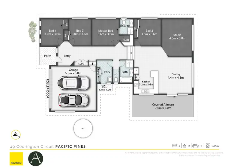 Floorplan of Homely house listing, 49 Codrington Circuit, Pacific Pines QLD 4211