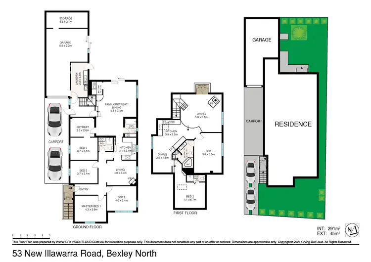 Floorplan of Homely house listing, 53 New Illawarra Road, Bexley North NSW 2207