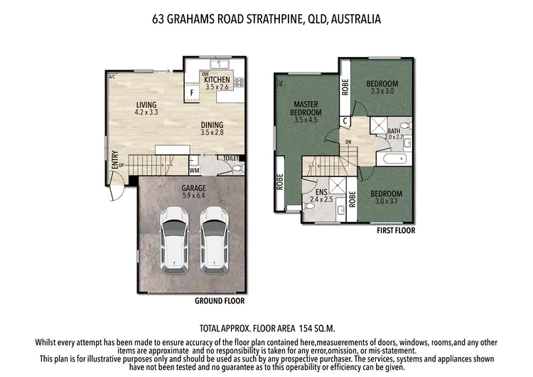 Floorplan of Homely townhouse listing, 63/60 Grahams Road, Strathpine QLD 4500