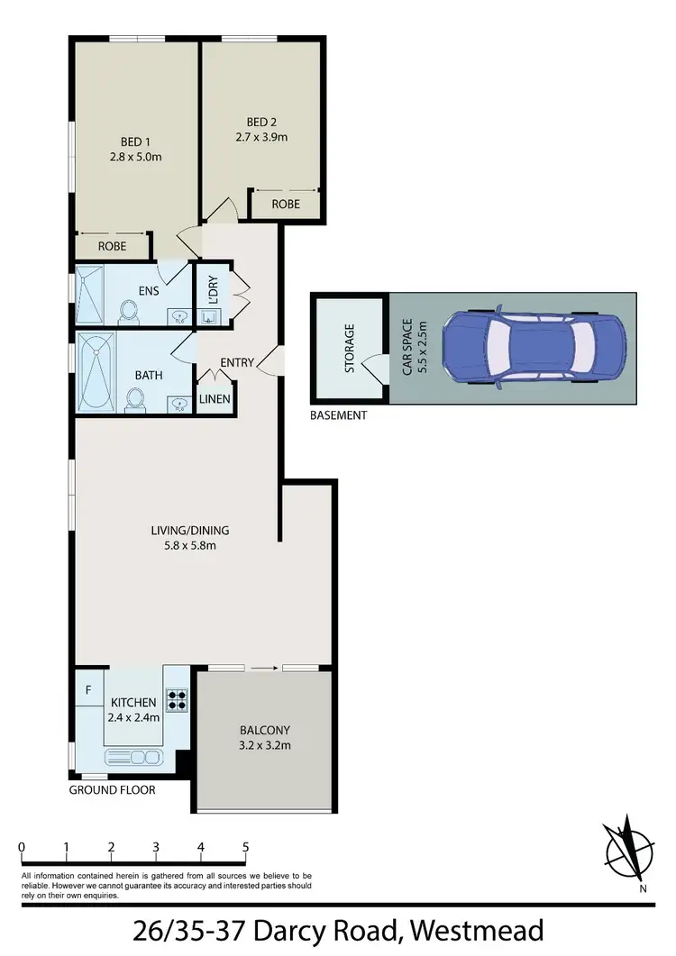Floorplan of Homely apartment listing, 26/35-37 Darcy Road, Westmead NSW 2145