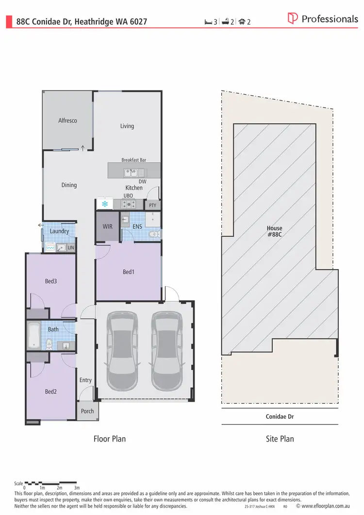 Floorplan of Homely house listing, 88c Conidae Drive, Heathridge WA 6027