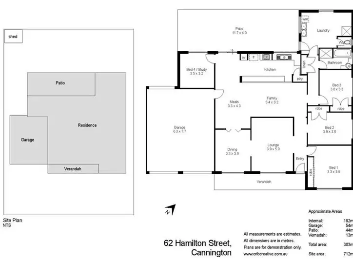 Floorplan of Homely house listing, 62 Hamilton Street, Cannington WA 6107