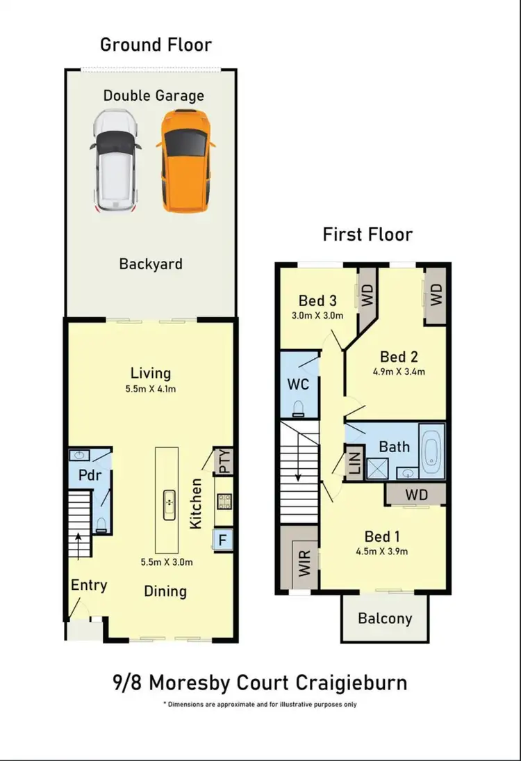 Floorplan of Homely house listing, 9/8 Moresby Court, Craigieburn VIC 3064