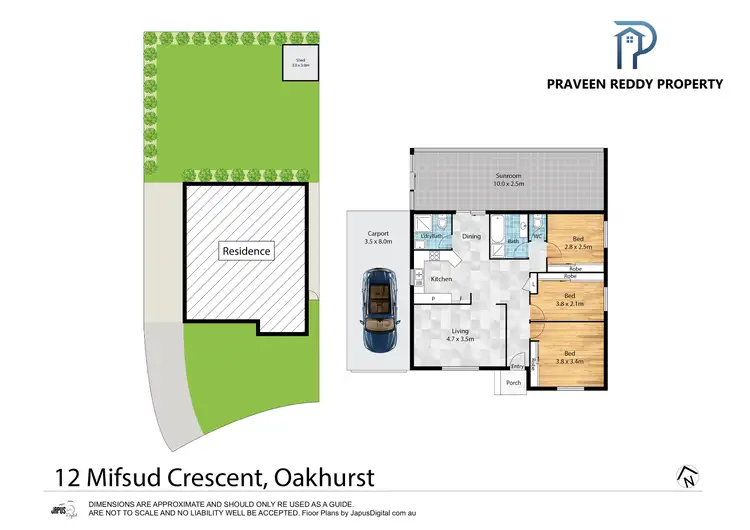 Floorplan of Homely house listing, 12 Mifsud Crescent, Oakhurst NSW 2761