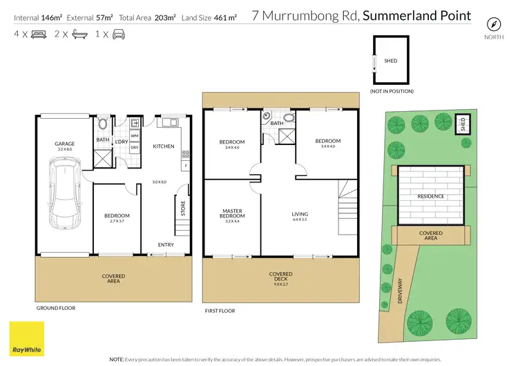 Floorplan of Homely house listing, 7 Murrumbong Road, Summerland Point NSW 2259