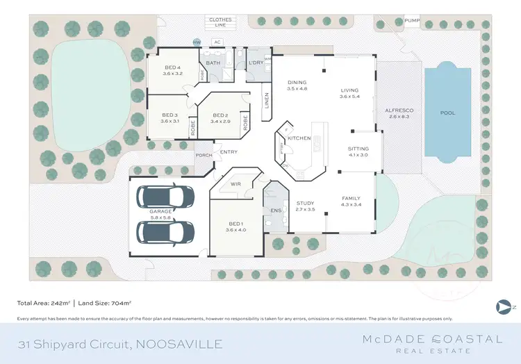 Floorplan of Homely house listing, 31 Shipyard Circuit, Noosaville QLD 4566